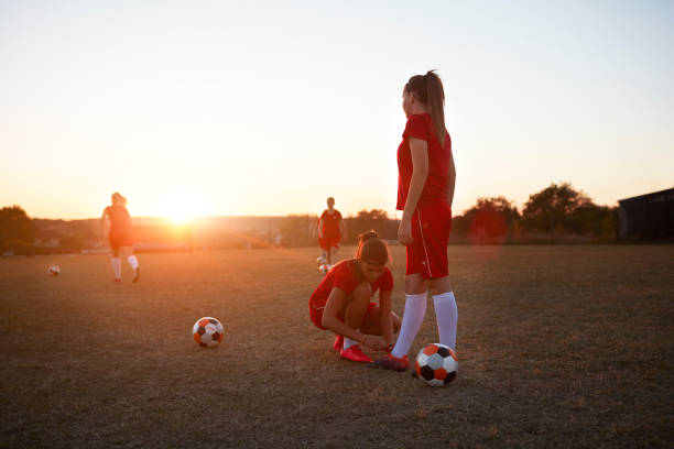 istock Women's Soccer Team 1058352112