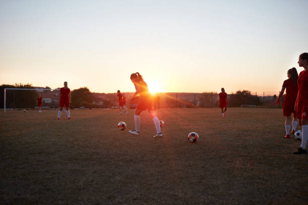 istock Women's Soccer Team 1058353118