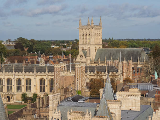 istock Aerial view of Cambridge 1058354428