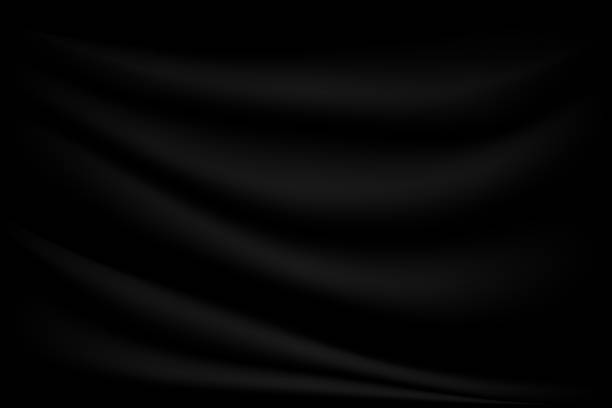 istock abstract black luxury texture silk background and cloth wave, can be used for luxurious Christmas and wallpaper of your product 1058362306