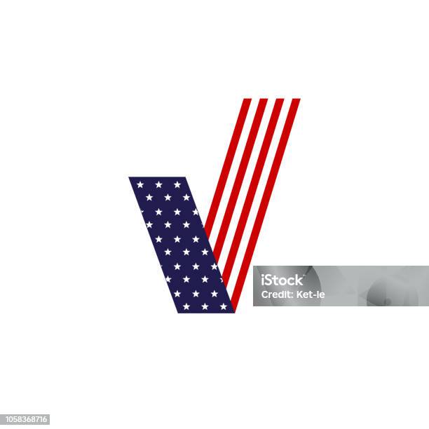 Presidential Election Banner Background Us Presidential Election 2016 Hand Putting Voting Paper In The Ballot Box With American Flag On Background Flat Design Vector Illustration Stock Illustration - Download Image Now