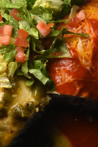 istock Christmas Style Burrito Close Up 1058371422