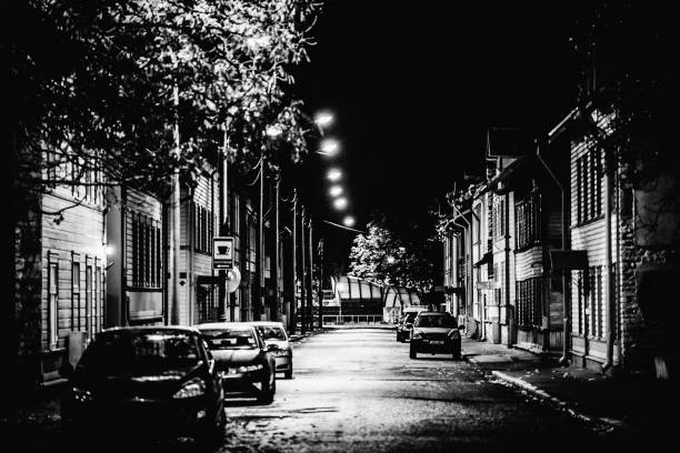 istock Night in town - Tallinn, Estonia 1058372214