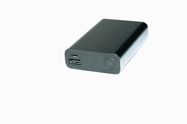 istock Portable power bank isolated in white background 1058373038