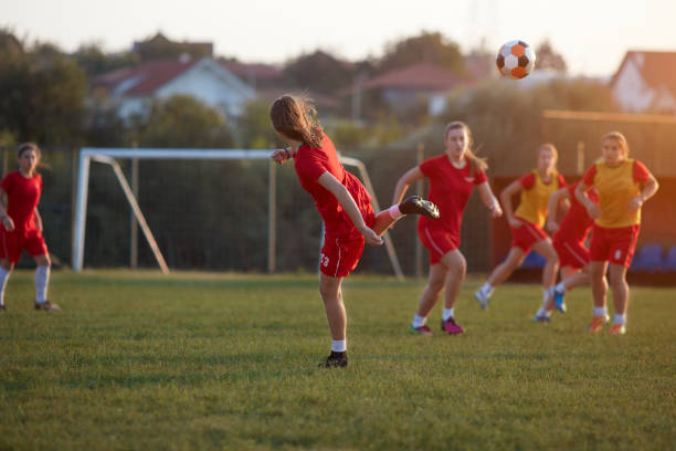 istock Women's Soccer Team 1058374666