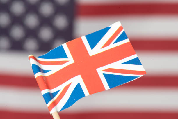 istock Flag of Great Britain and USA 1058374824