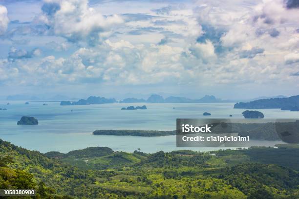 The Scenic View On A Sea With Islands And The Cliffs Stock Photo - Download Image Now