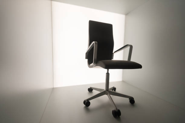 istock chair at the empty room 1058381018