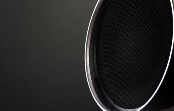 istock Plafond of professional black studio illuminator on the grey background 1058386904