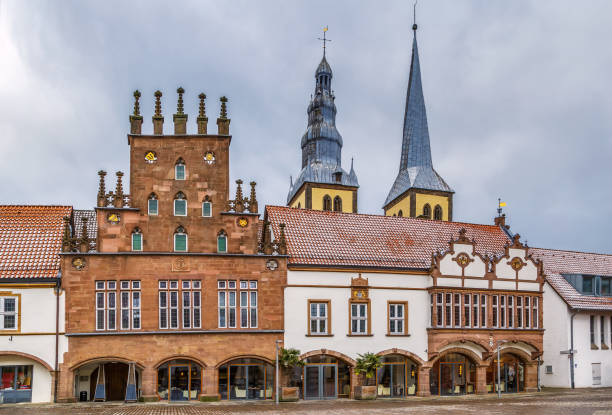 istock Market Square of Lemgo, Germany 1058393938