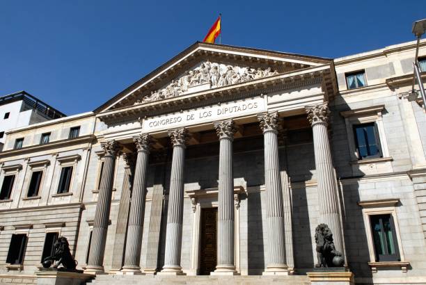 istock Congress Palace in Madrid 1058394224