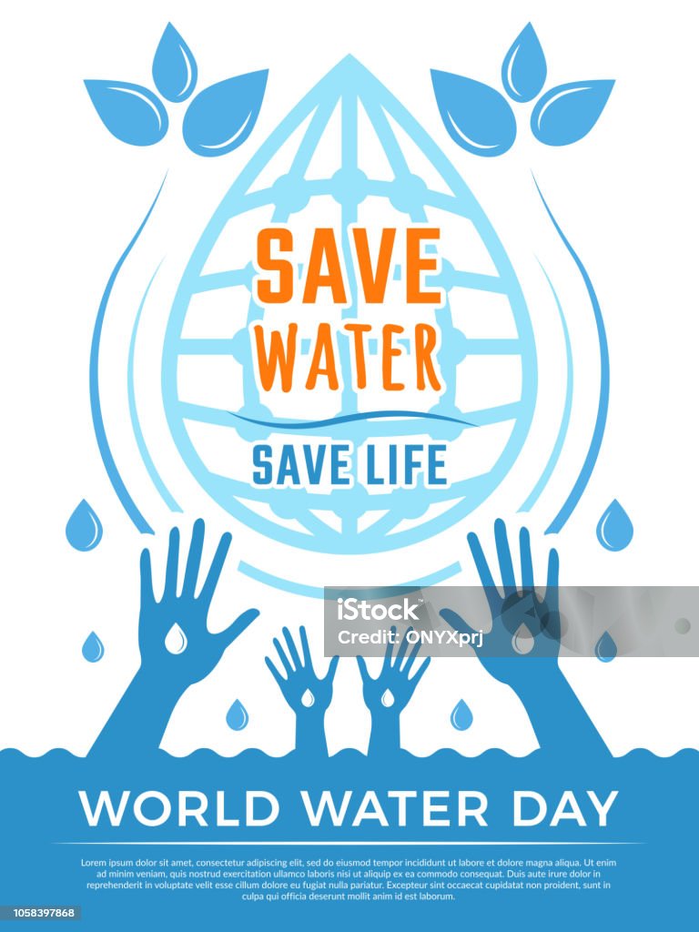 Tiết Kiệm Nước Aqua Liquid Thả Áp Phích Chăm Sóc Sức Khỏe Hình Ảnh ...