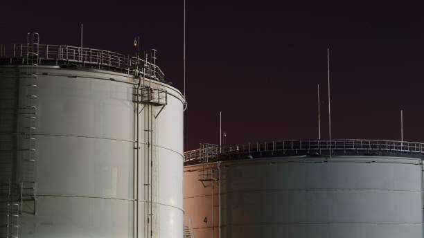 istock Fuel tanks in the port 1058408546