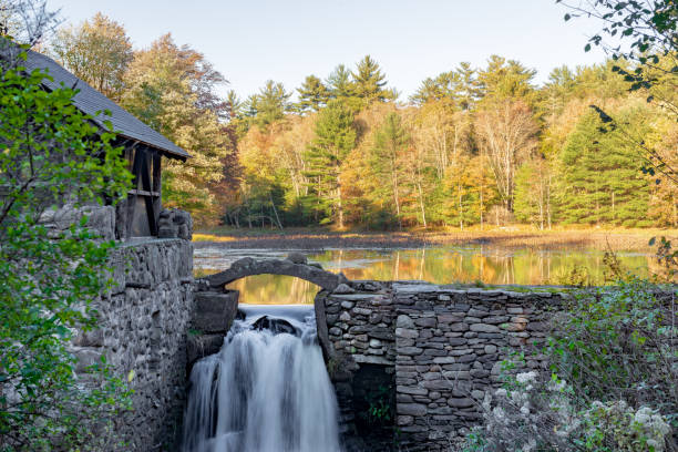 Tranquil Autumn Scene in New York State.