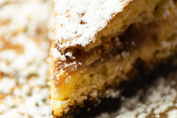 istock closeup on a crumb cake stuffed with strawberry marmalade 1058411360