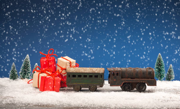 istock Christmas greeting card 1058419560
