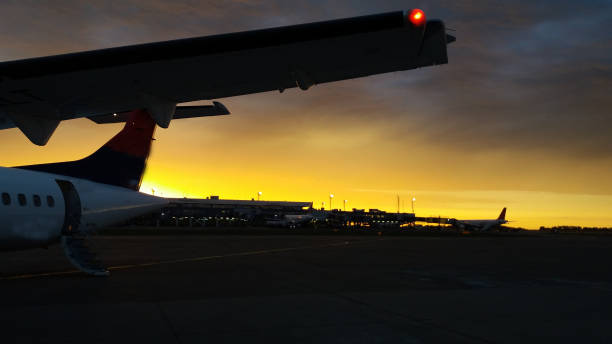 istock Airplane on airport 1058420128