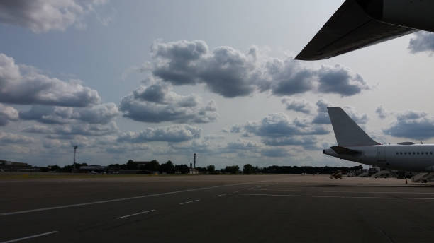 istock Airplane on airport 1058420412
