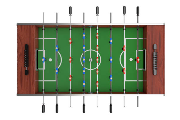 istock Soccer Table Football Game. 3d Rendering 1058428750