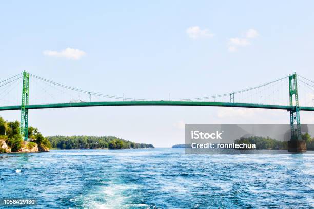 Thousand Islands International Bridge Over Saint Lawrence River Stock Photo - Download Image Now