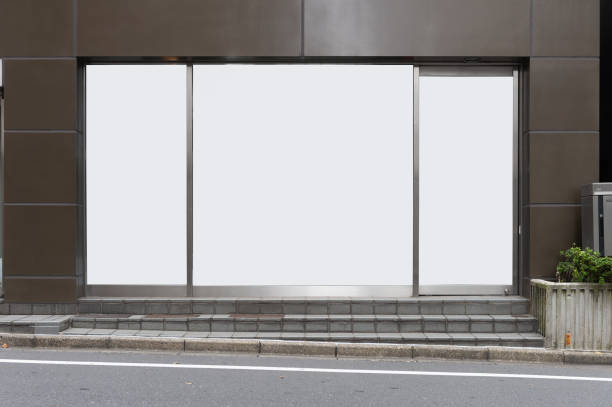 istock Shop Boutique Store Front with Big Window and Place for Name 1058432394