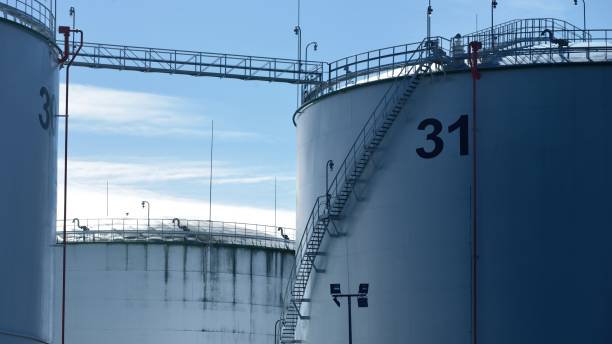 istock Fuel tanks in the port 1058434932