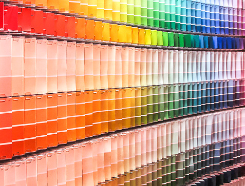 Color palette chart(perspective)
