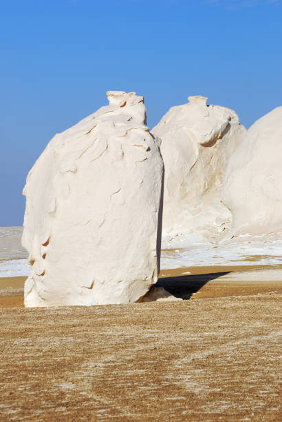 istock The limestone formation in White desert Sahara Egypt 1058439378