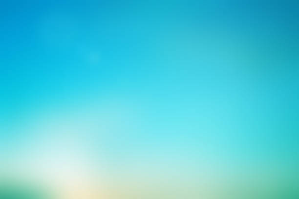 абстрактные размытые красоты чирок цвет с флэш-ауры и блеск луч объектив вспышки световой эффект для красоты фон concept.vintage тон - blue tinted стоковые фото и изображения