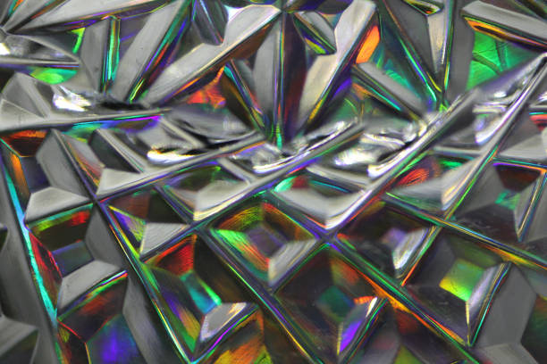 istock Star rainbow background. Blurred abstract creative background. Dark, purple, gray grid background. Lens flare. Colorful bokeh light. Illuminated burst. Lights of the night city. Geometric background 1058448984
