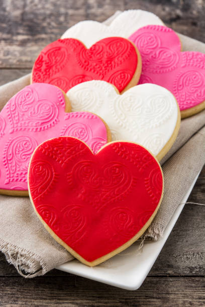 istock Heart-shaped cookies for Valentine's Day 1058463112