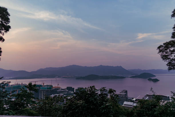 istock Sunset in pink color (1) 1058463116