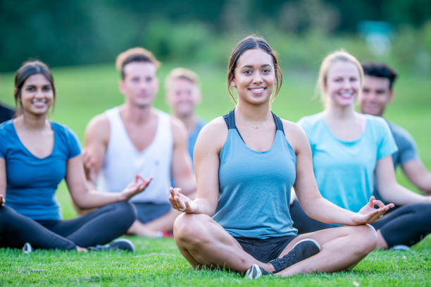 istock Meditation in the park 1058477628