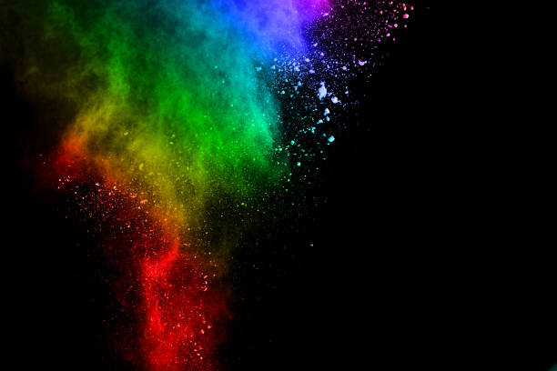 istock abstract colored dust explosion on a black background.abstract powder splatted background,Freeze motion of color powder exploding/throwing color powder, multicolored glitter texture. 1058487582