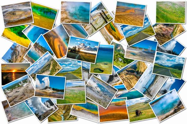 istock Yellowstone pictures collage 1058498788
