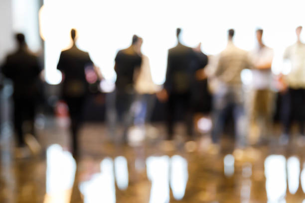 istock Blur people in press conference event 1058502852