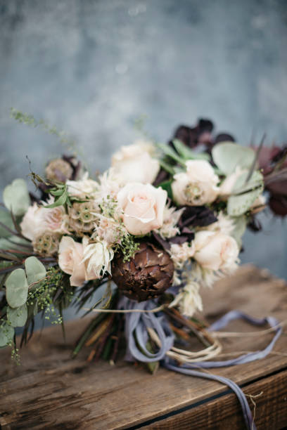 istock Fall Inspired Flower Bouquet Arrangement 1058504270