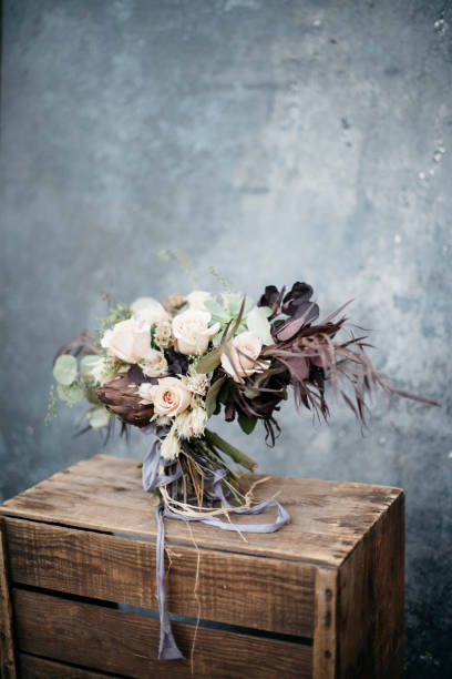 istock Fall Inspired Flower Bouquet Arrangement 1058504286