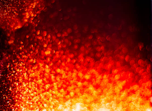 istock Abstract bokeh glitter background. Defocused background. Blurred bright light on black 1058505710