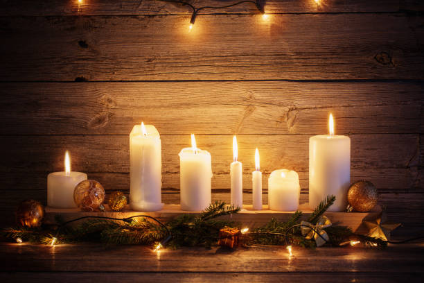 istock christmas background with golden decoration 1058512788