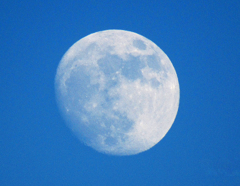 Close up of the Moon