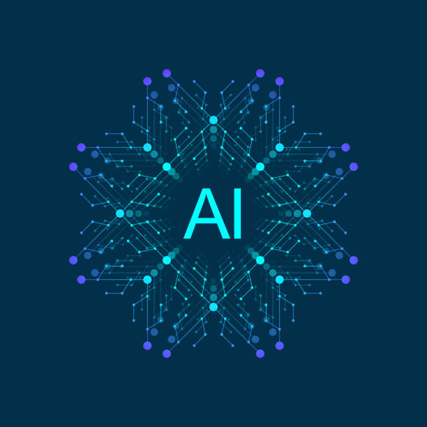 Artificial Intelligence Logo, Icon. Vector symbol AI. Deep Learning and Future Technology Concept Design. Artificial Intelligence Logo, Icon. Vector symbol AI. Deep Learning and Future Technology Concept Design deep learning stock illustrations