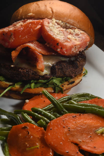 istock Steak House Burger Invitation 1058518168