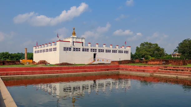 Maya Devi Temple, Birthplace of Gautam Buddha, in Lumbini, Nepal Maya Devi Temple, Birthplace of Gautam Buddha, in Lumbini, Nepal lumbini nepal stock pictures, royalty-free photos & images
