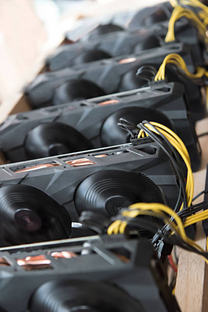 istock farm for mining crypto currency on video cards 1058523460