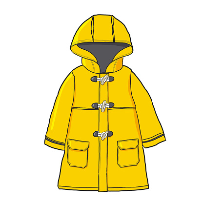Raincoat, Jacket, Hood - Clothing, white backgorund