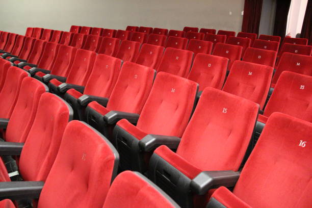 istock Red chairs of the theater audience 1058524102