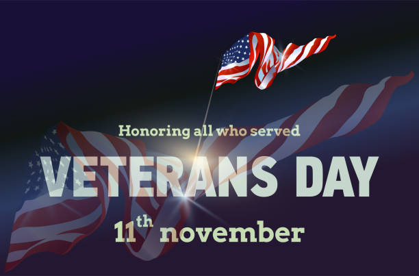 istock Veterans day. Honoring all who served. November 11 - Vector / Illustration 1058526220