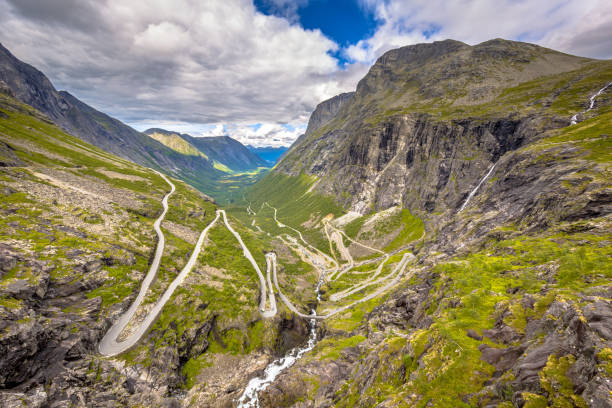 istock Trollstigen road landscape overview 1058552346