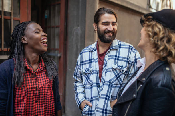 istock Friends on the street 1058559800